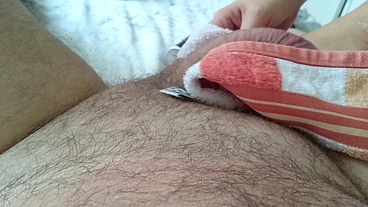 Pflegerisch erregende Rasur vom Arschloch und Hodensack