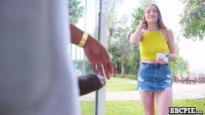 Hazel Moore fucks lucky black neighbor