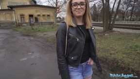 She is just 18 but she knows how to suck and fuck a big dick in a basement