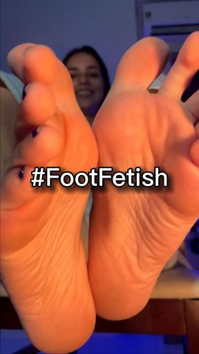 The smell of my feet is your weakness