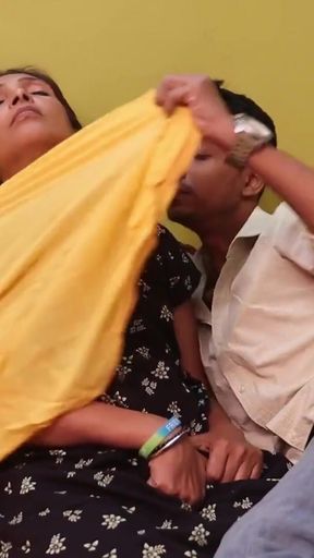 Jaw-dropping moment from &quot;Beautiful Desi Wife paying Husband debt! Real BDSM Sex&quot;