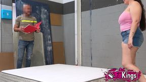 i fuck the carpenter and record it without him noticing. i m alma lopez and i m having sex with a stranger on fakings