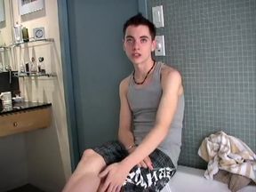 Hottest homemade gay clip with Dildo, Solo Male scenes
