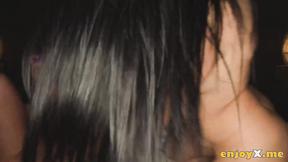 ”Nasty lesbians Arla & Sapphire play with fake penises & beavers in a super-ho”