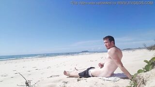 Beach Wank Off two