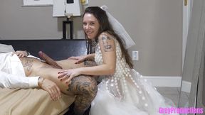 getting bred by my bull on my cuck wedding night