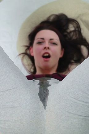 Grey Yoga Pants Pissing