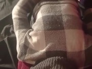 DiiVampy cums while choking on dildo