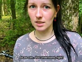 Helped a gal fix her bike in the centre of nowhere and this babe thanked me with a wet outdoor doggy style & drank all my cum
