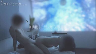 Office DM request turns into tight creampie from a wet Japanese MILF amateur star