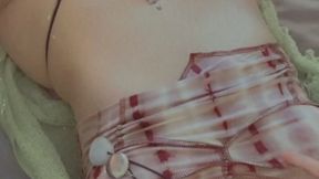 White ankle sock fetish clip