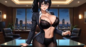 Powerful Ceo Unwinds After Board Meeting - Intense Office Solo Orgasm