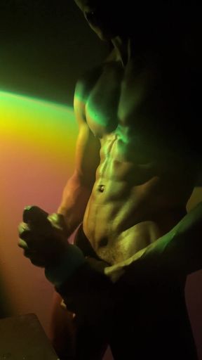Dancing Stroking My Huge Black Cock Moaning Cumming
