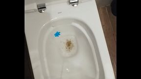 Pissing in public toilet