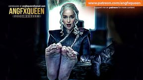 Emilia Clarke Daenerys Targaryen feet soles toes