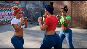 Street bitches fistfight compilation