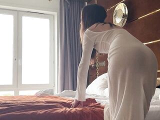 gorgeous angel - cleaning lady