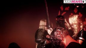 Sex Ceremony With Blonde Girls, Big Boobs and Uninhibited Sex in the Ass and Pussy