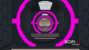 Sci-Fi pleasure. Hot 3d shemale having a good time with a lesbian