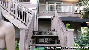 ”TEENS LOVE BLACK COCKS Chloe Temple's big black cock BJ”