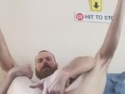 Solo masterbation and ass play