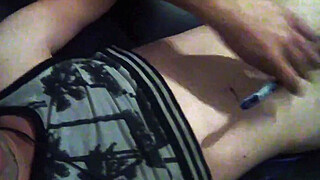 Lazily Shaving my lower Front; how Fanclub Monthly Fetish Videos'll be Uploaded