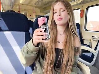 Stranger sat next to me on teach. What does this babe crave?