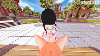 NEZUKO GIVES YOU THE BEST TIME OF YOUR LIFE ⭐ DEMON SLAYER HENTAI