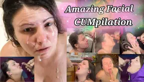 Hot amateur compilation with huge cumshots and facial cum