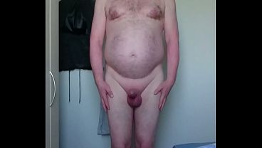 Nackt, Dick und steifer Schwanz