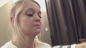 Riley Has A New Sock Slave!