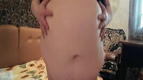 Tease you with my huge belly WMV(1280*720)HD