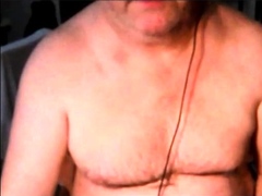 hot argentinian grandpa wanking and cumming