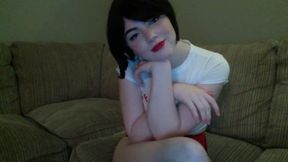 Smoke and Talks in 40 Minute Video - Pretty Girl but Does Not Strip
