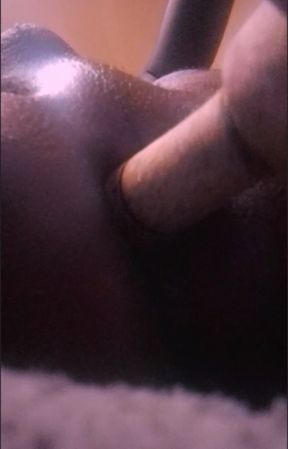 almost got caught inserting huge object in my pussy