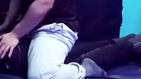 Extreme amateur fun: heteros get close up in pt1 - blowjob, anal, and masturbation play