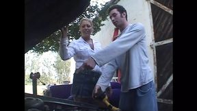 Hot nasty slut rides a solid cock