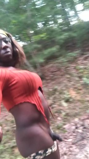 Memorable moment from &quot;Sexy Ass walking in driveway in sexy panties&quot;