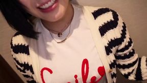 Clerk's beautiful pie pan pussy gets a wild blowjob