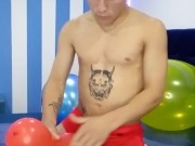 You like fuck the balloons?
