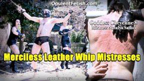 Merciless Leather Whip Mistresses WMV