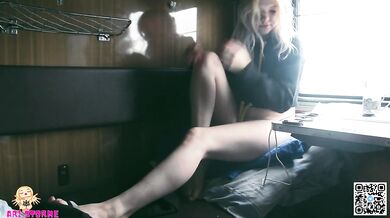 The romance of trains. My pussy is at Risk