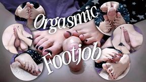 Orgasmic footjob!