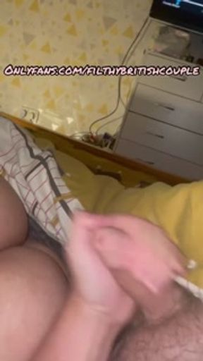 Cuck Hubby Wanks &amp; Spunks Over Dirty Talking British Sluts Ass