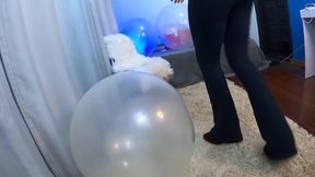 Bursting Balloons With My Farts!! - Brazilian Amateur Teen - Cherry Adams