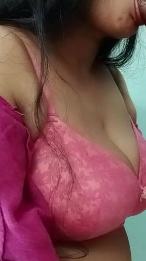 Indian Big Boobs Bhabhi Teaching Her Devar How to Fuck