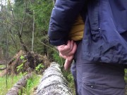 Enjoy the natural landscape while peeing