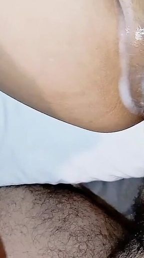 My Skinny Stepdaughter Loves to Get Her Pretty Vagina Covered in Milk