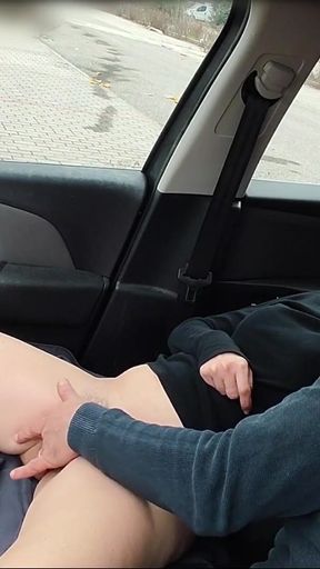 Jaw-dropping moment from &quot;My student fingered his teacher wet pussy inside car on our way work from school - MissCreamy&quot;