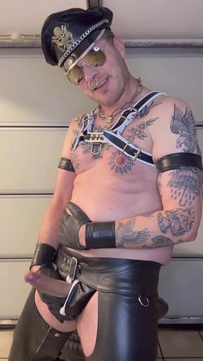 Leatherstudx bonus volume 3: tattoos pierced leathers cum and bigcock